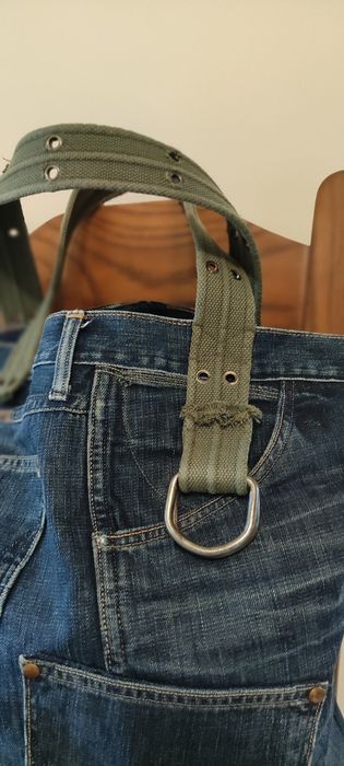 Sportowa jeansowa torba na ramię