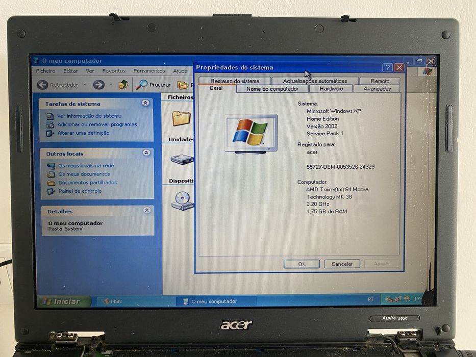 Portátil Acer Aspire 5051