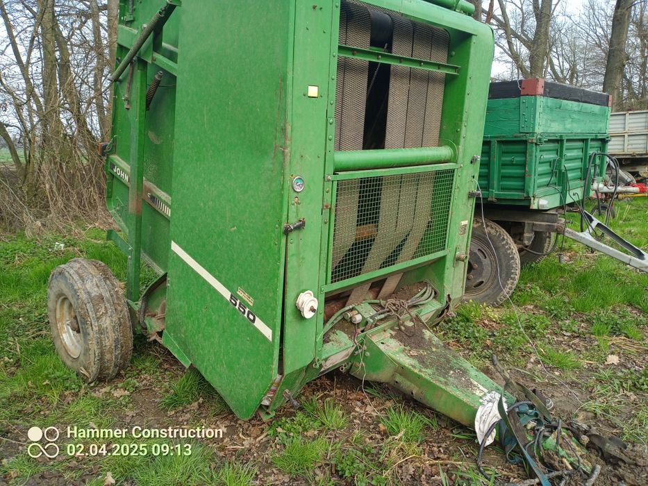 Prasa John Deere 550 części