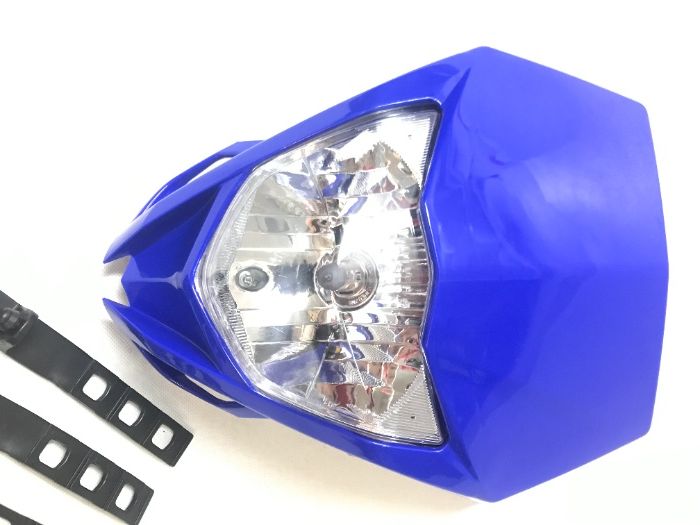 LAMPA REFLEKTOR Enduro Cross Yamaha WR Niebieska REFLEKTOR