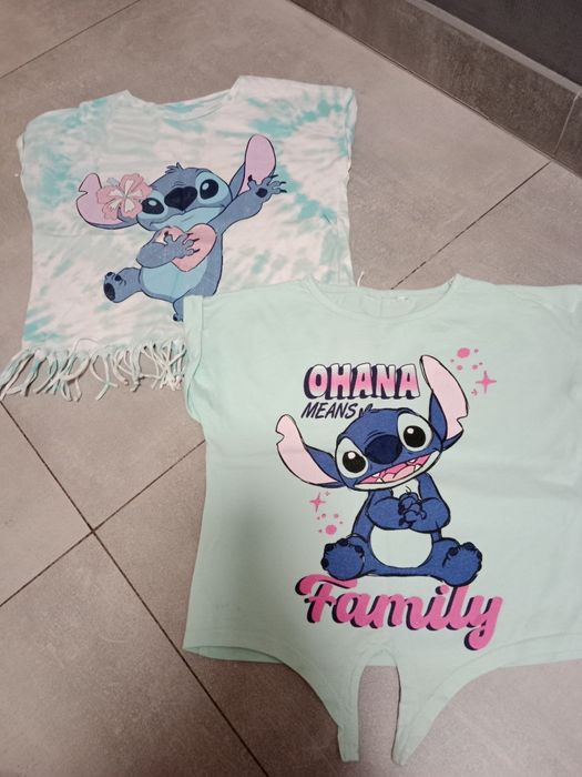 Koszulki Stitch 116 cm śliczne