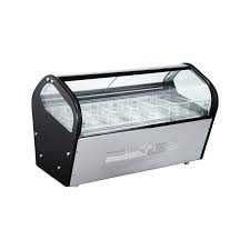 Vitrine de gelados ventilada