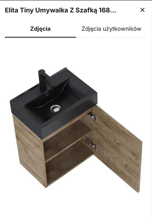 Nowa umywalka z szafką