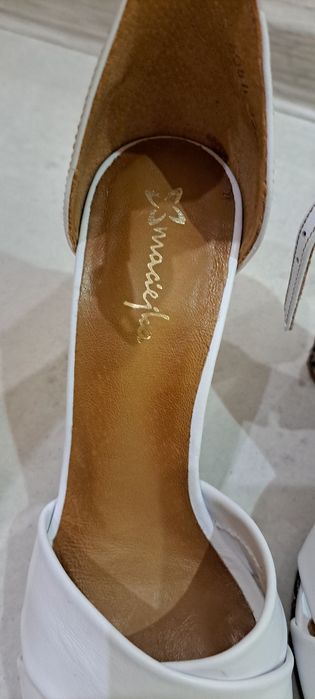 Skórzane sandałki Maciejka