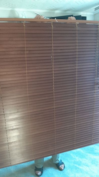 Żaluzja na okno drewniana140szer.x160