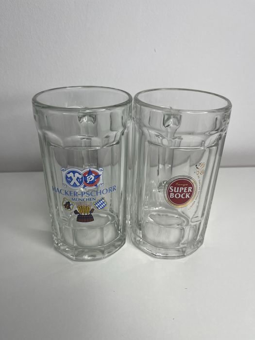 Szklane kufle do piwa