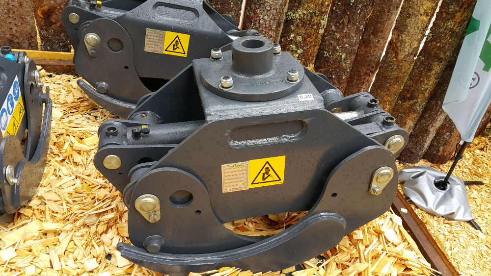 CHWYTAK 0.20 kleszcze do drewna Koparka PRZYCZEPA Żuraw HDS Dźwig KX28