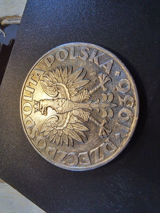 Moneta 5 zł 1936 żaglowiec