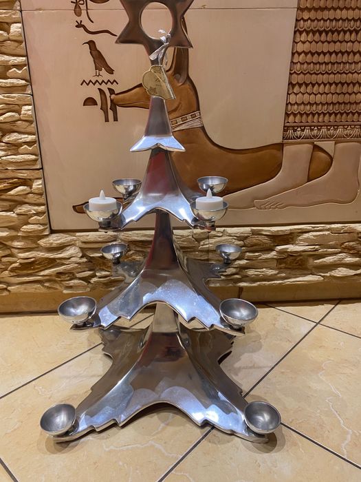 Choinka TK Maxx srebrna metalowa