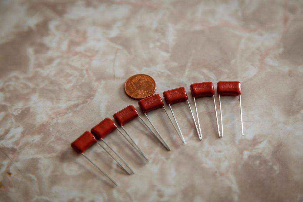 2x Condensador para guitarra e baixo MPF RDL 0.047uf componente electr