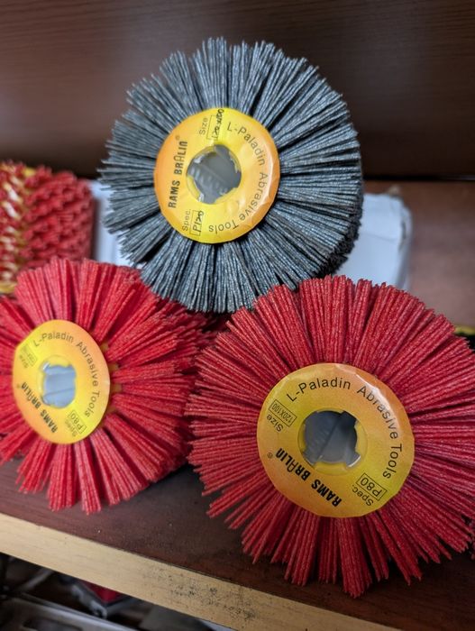 Szczotka nylonowa,wałek do postarzania drewna ,satyniarka