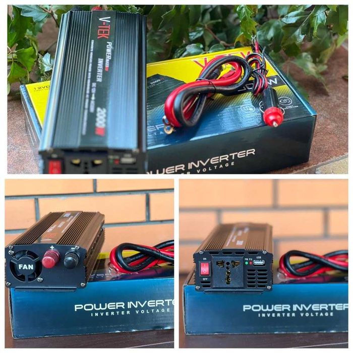 Перетворювач напруги. Перетворювач 12 220 чиста синусоїда 200w - 9000w.‼️ Перетворювач струму. Інвертор Генератор. Безперебійник. Інвертор гібридний
