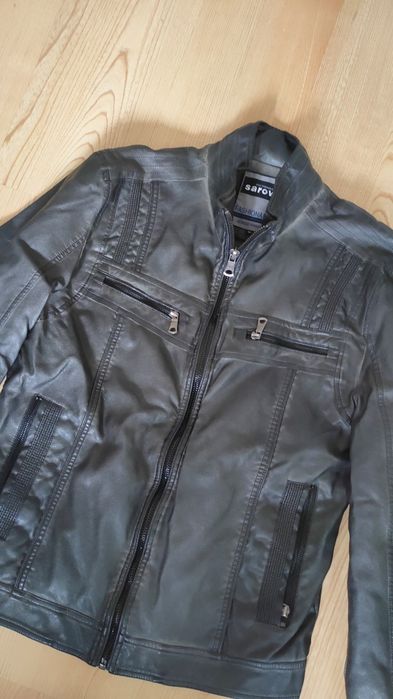 Kurtka skórzana męska