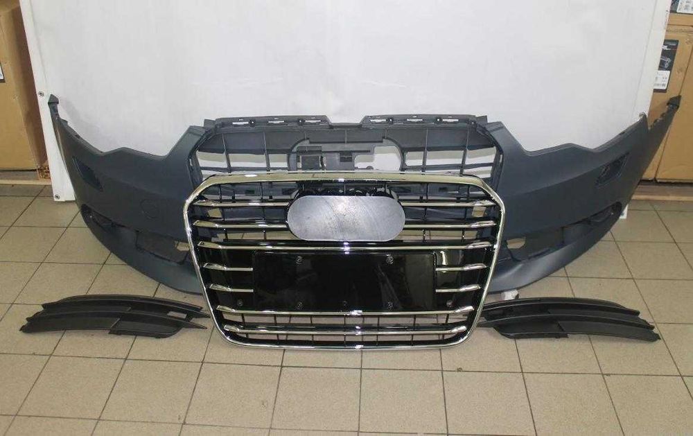 Audi A6 C7 Lift USA  Бампер передній Ауді а6 С7 Сша