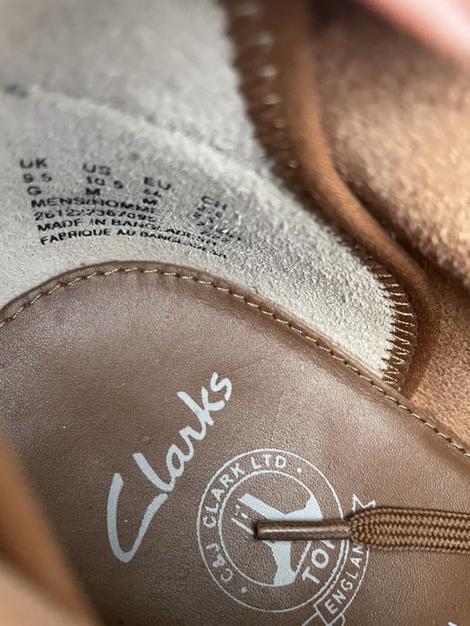 Шкіряні чоловічі черевики Clarks Trigenic (Оригінал, розмір 44 / 10.5 US)