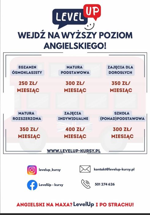 Język angielski - korepetycje