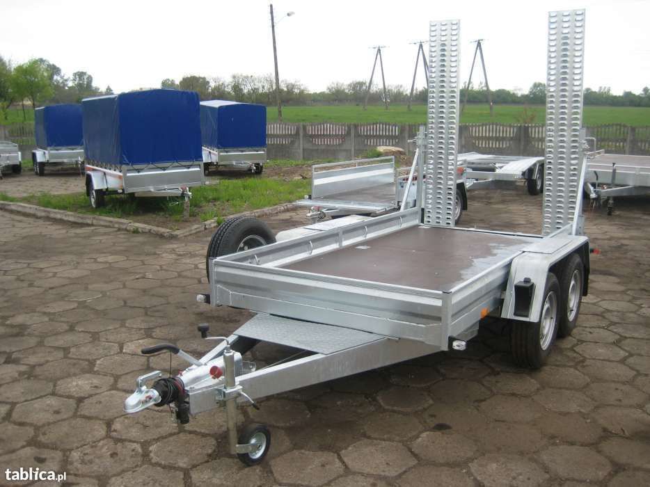 Przyczepa minikoparka BORO 2700DMC 300x150 dostawa cała Polska