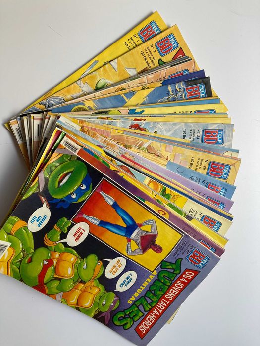Coleção Os 4 Jovens Tarta-Heróis - Turtles Aventuras