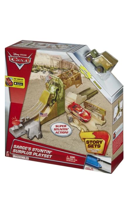 Mattel Auta Poligon Kamasza zestaw