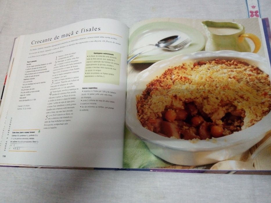 3 Livros de receitas/culinária