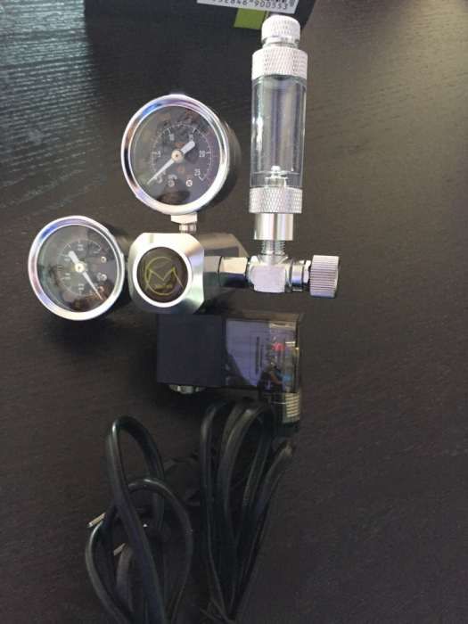 Manômetros / regulador de co2 profissional com válvula solenoide