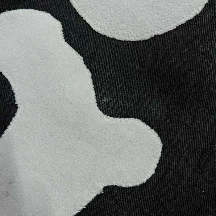 Spodnie Jeansy Skeleton Custom Hand Made Denim Pants Y2K Trendy Swag