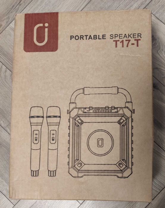 Głośnik karaoke Z 2 MIKROFONAMI JYX T17-T