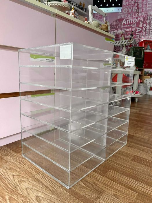 Expositores Papel e Cartolinas em acrlico