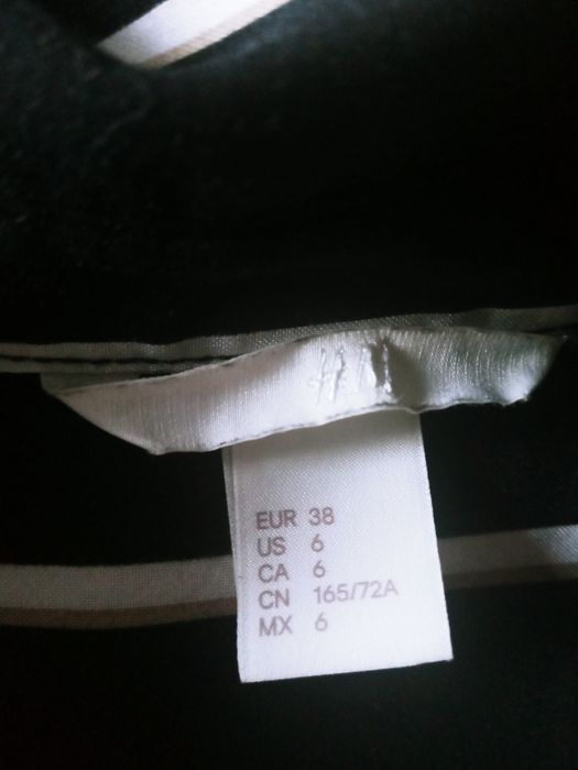 Kombinezon dlugi czarnobiale pasy HM 38