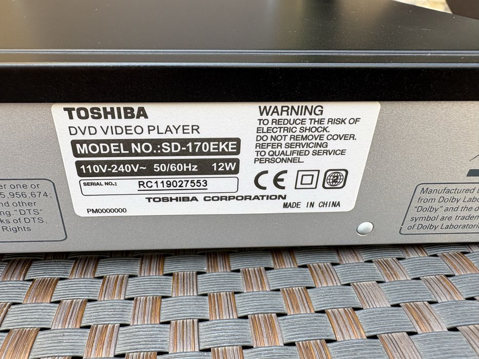 DVD Video Player Toshiba