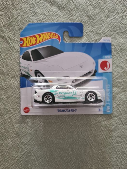 Vendo ou troco Hotwheels - Honda S800, Mazda Miata mx 5 e Mazda RX 7