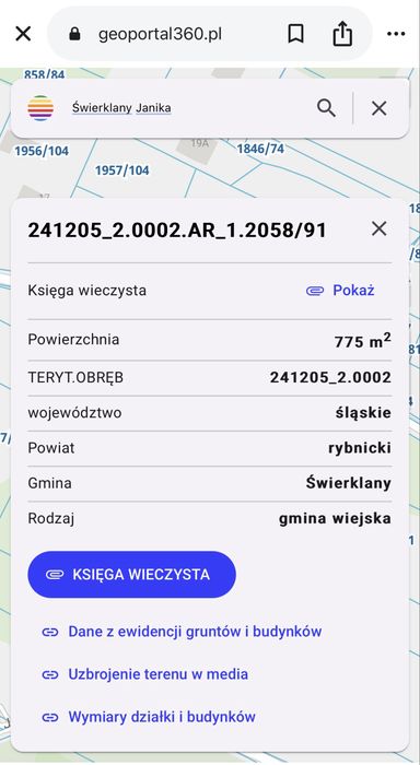 Działka budowlana 8ar Świerklany 35x23m - Widok 5