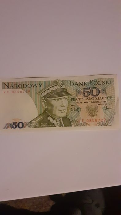 Banknot 50zl na sprzedaż