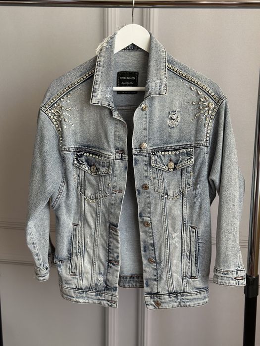 Джинсовый женский пиджак