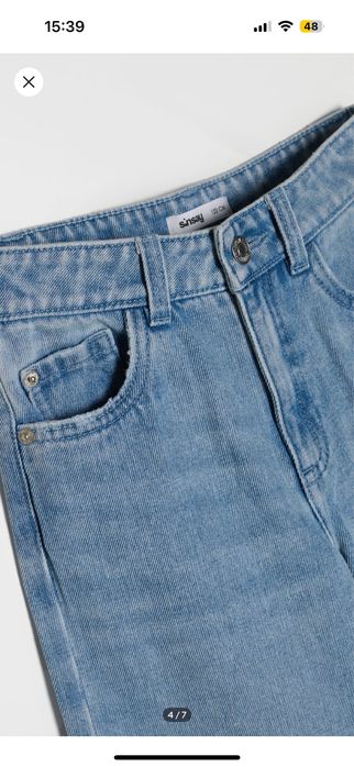 Широкі джинси для дівчинки сінсей 140 см