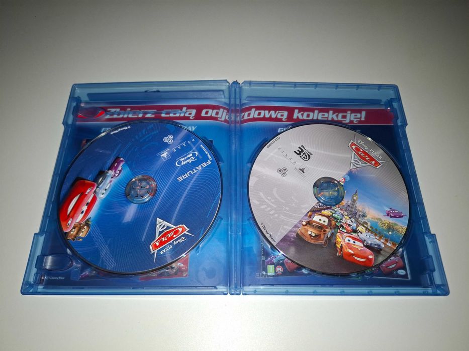 Disney Pixar Auta 2 3D [Polskie Wydanie] Film Blu-Ray 2D + 3D