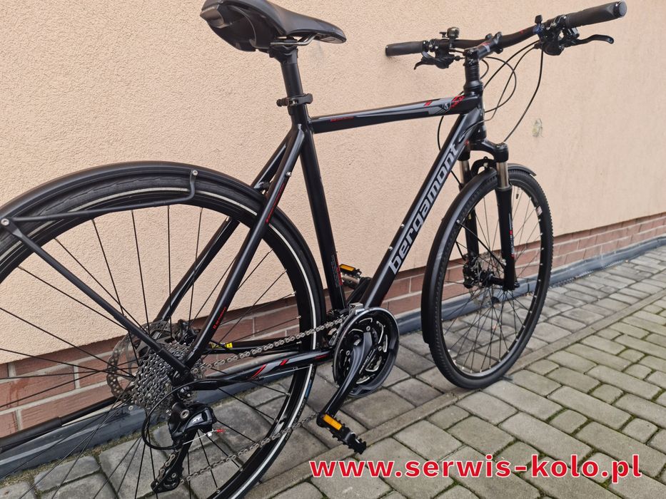Rower męski crossowy BERGAMONT koła 28 SHIMANO DEORE XT aluminium