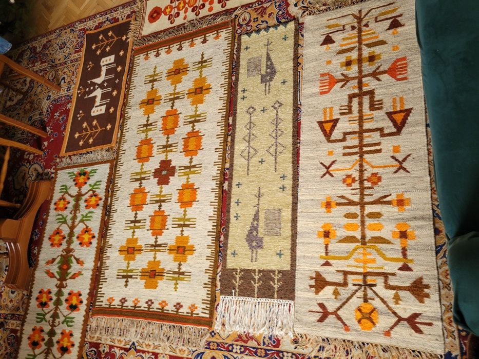 R.Orszulski,Duże piękne Cepelia kilim gobelin/inne,kolekcja Wysylka