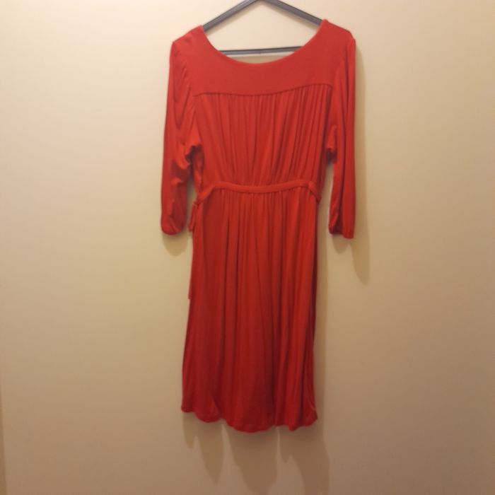 Vestido vermelho em malha jersey tananho M