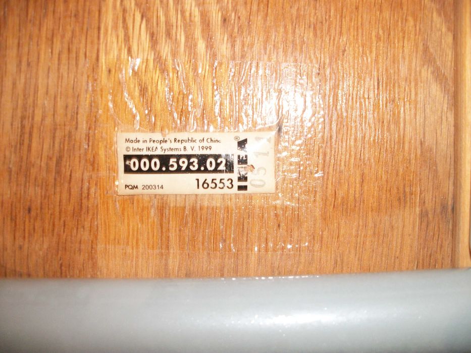 Banco FRANKLIN IKEA alto c/encosto, dobrável, branco/faia