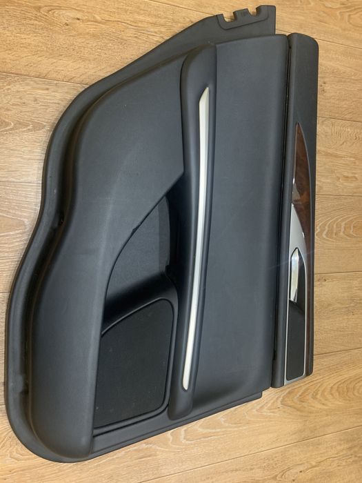 Обшивка двери карточка задняя левая Lincoln MKZ 13- черн