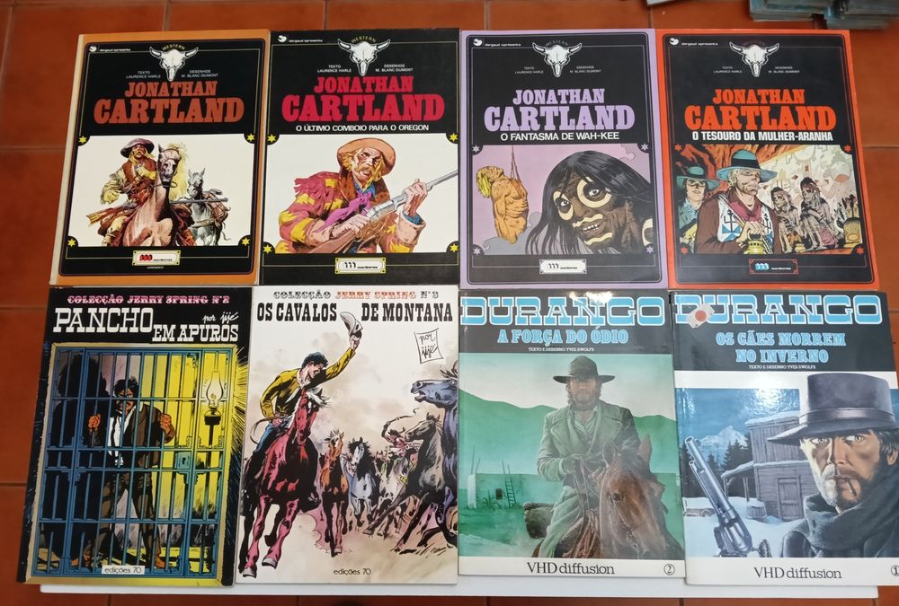 45 Albuns Western Maiores que A4, Bouncer, Durango, J. Cartland, Etc