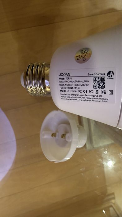 JOOAN HD Wi-Fi Smart Light Bulb Camera – New (E27)64553128622338124