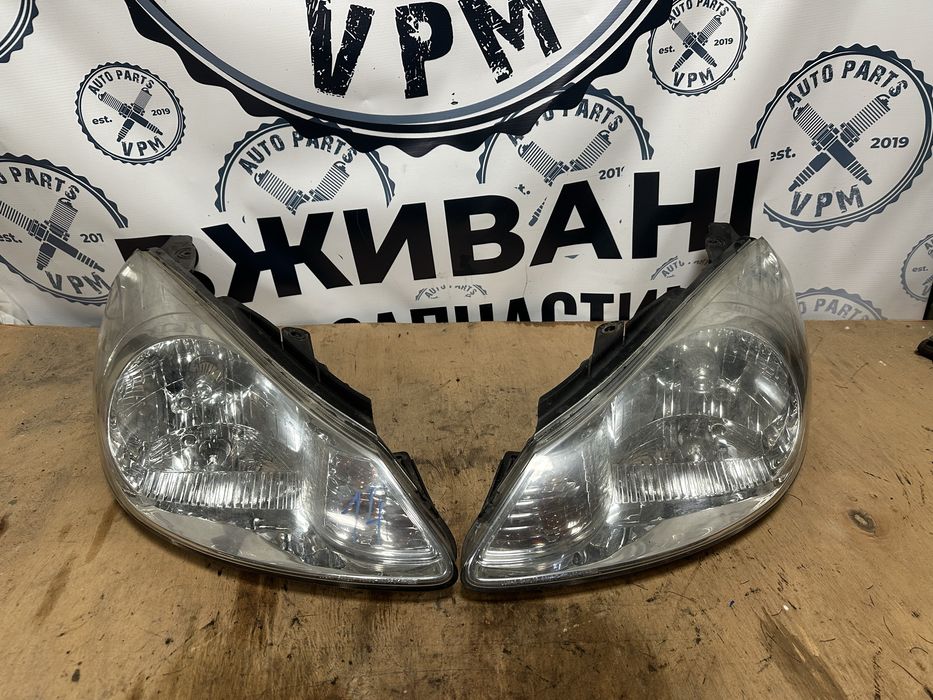 Фари передні комплект ліва права Hyundai I10 дорест