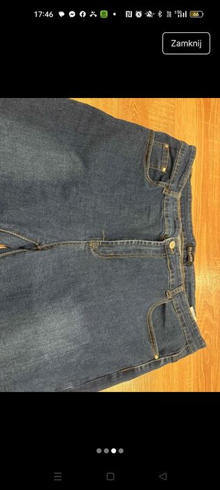 Jeansy skinny rozmiar 48