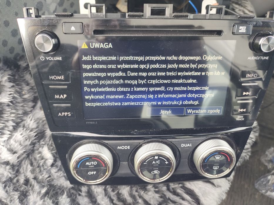 Штатна магнітола навігація Subaru Forester, Impreza