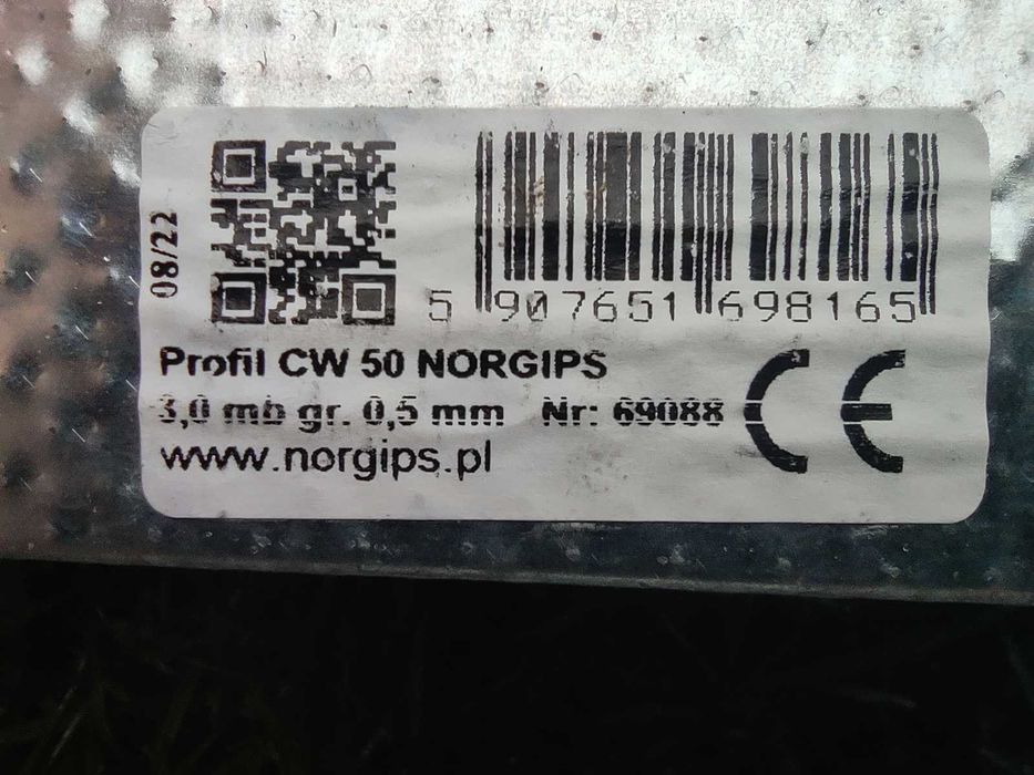 Profil CW50 stalowy Norgips , Regips