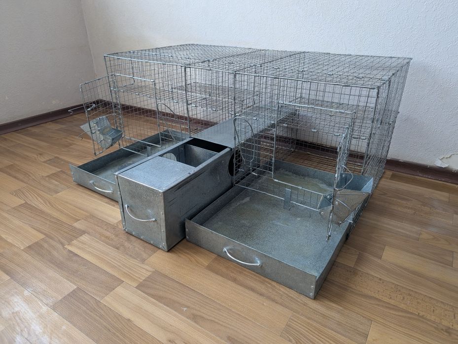 Клітка для шиншилл подвійна