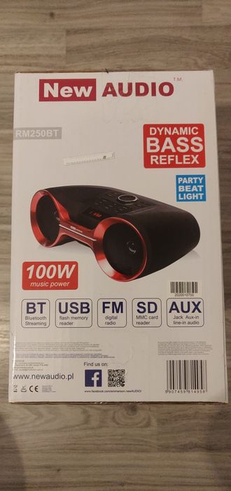 Przenośny system audio nowy