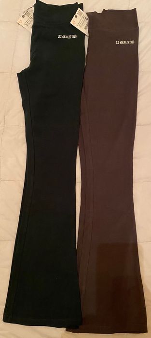 2 Pairs of New Flare Leggings (Size for Ages 13–14) Only